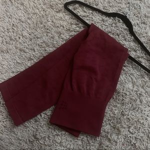 NWOT 🍒JED NORTH Tetris leggings- maroon